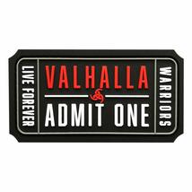 Ticket to Valhalla Admit One (PVC Rubber Hook Patch ZN-2) - £7.13 GBP