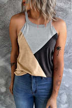 Color Block Grecian Neck Tank - $27.26