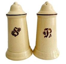 Pfaltzgraff Salt And Pepper Shakers MCM Vintage Ceramic Dinnerware 6&quot; SS - £23.50 GBP