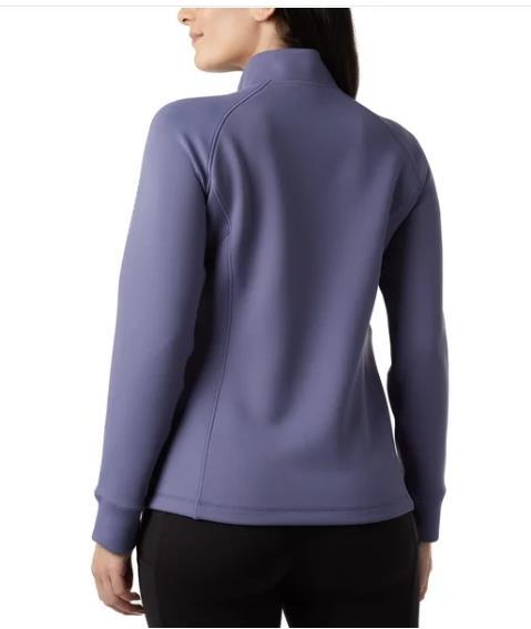 32 Degrees Womens Jacket Blue Full-Zip Pockets Stretch Active Workout Gym Soft Item image 3