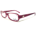 Ray-Ban Eyeglasses Frames RB5082 2228 Purple Pink Horn Rectangle 51-16-135 - $74.67