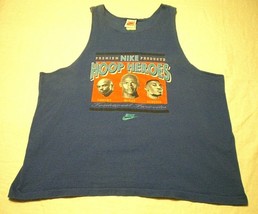 Hoop Heroes Jordan Barkley Pippen Nike Nba Vtg 90s Gray Tag Usa Blue Xl Tank Top - £68.73 GBP