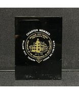 Charter Member William Pit Tavern Grand Lodge Mason Plaque Vintage 1970s - $428.19 MXN