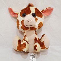 Giraffe Baby Plush Stuffed Animal 8&quot; Brown Tan Classic Toy Co - £7.85 GBP