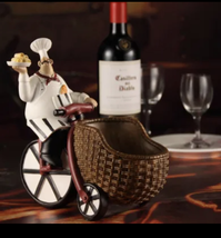European Resin Chest Wine Rack Figurine - £62.64 GBP
