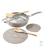 Tramontina Non-Stick Pan Gray 5 Quart Ceramic 7-Piece Oven Safe Forged A... - $95.71 CAD