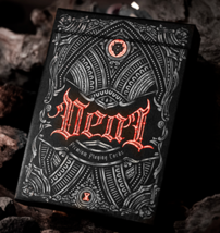 Deal with the Devil (Scarlet Red) UV Playing Cards by Darkside Playing Card Co - $15.50