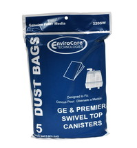 Envirocare Vacuum Bags For GE and Premier Swivel Top Canister Vacuums 220SW - £3.88 GBP