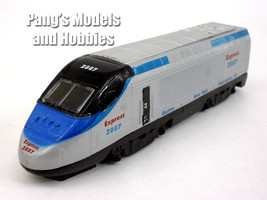 7 Inch High Speed Train Locomotive 1/120 Scale Diecast Model - BLUE - $16.82