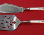 Classic Rose by Reed and Barton Sterling Silver Fish Serving Set 2 Piece... - $147.51