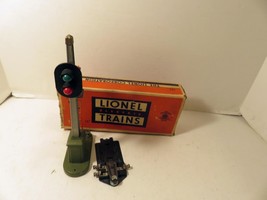 Lionel Trains POST-WAR 153 Block Signal W/PLATE-BOXED - Painted BASE- 027- S21 - £18.15 GBP