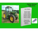 John Deere 6110 6210 6310 6410 Tractor Technical Repair Manual Set Read ... - $42.74