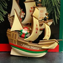 Santa Maria Hallmark Keepsake Christmas Tree Ornament - 1992 - £9.16 GBP