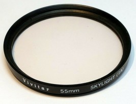 Vivitar  55mm Filter Skylight 1A sky  ( with coating scratched ) - $15.69