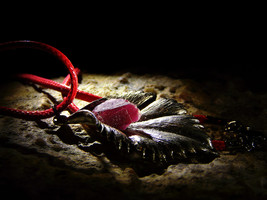 LILU SUMERIAN VAMPIRE SEX DEMON INCUBUS SUCCUBUS Ruby Pendant izida haunted - £346.79 GBP