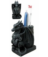 Ebros Medieval Fantasy Dragon Stationery Office Desktop Pen Pencil Holde... - £18.86 GBP
