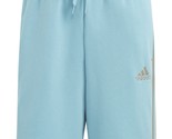 adidas Men&#39;s 3-Stripes 10&quot; Fleece Shorts Preloved Blue-2XL - $21.99