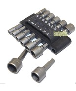 14pc Power Nut Driver Set Dual Metric MM &amp; Standard SAE 1/4&quot; Shank CRV - $9.49