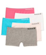 Reebok Girls Seamless Boyshorts Panties 5 Pack Assorted Colors Size L 12... - £11.66 GBP