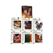 7 Vtg Fine Woodworking Magazine 2001 Issues Plus Tools &amp; Shops Annual Issue - £18.20 GBP