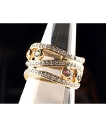 Authenticity Guarantee

*14k Yellow Gold Gemstones And Diamond Ring Size 6 - $17,184.21 MXN