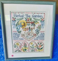 wall pictures Herbal Tea Garden stiched - £2.82 GBP