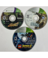 Lot of 3 x MICROSOFT XBOX LEGO BATMAN 2, Ghost Recon, Kinect Adventures ... - $25.71 CAD