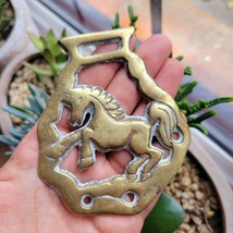 Vintage Horse Brass Horse Harness Bottle Opener - $18.99