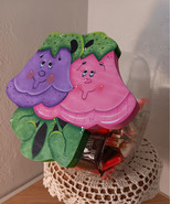Mothers Day Gifts, Treat Jar Lids, Gallon Size, Hand Painted, Whimsy Lids - $62.96 CAD