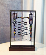 Ebros Frank Lloyd Wright Robie House Modern Stained Glass Hanging Wall D... - $81.99
