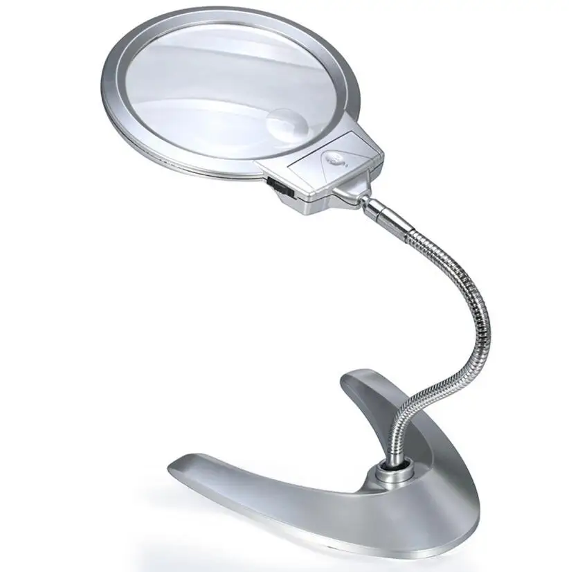 2x 5X 130mm Lens Desktop Type Mangifier Table Lamp Watch Repair Magnifier Electr - £204.65 GBP