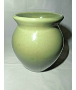 Sage Green Pottery Honey Pot Shape Vase Small Stem Flower   - £7.49 GBP