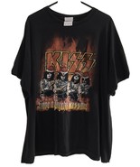 Vtg. KISS Band T-Shirt Save A Psycho Kissmas Christmas XL Tennessee Rive... - £81.69 GBP