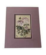 Chinese Brush Painting Floral Art Charlotte Fung Miller 8x10 Framed - $30.60