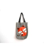 Chala Fox Green Canvas Tote Bag - £18.53 GBP