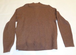 Cremieux Size XL Brown Heather Wool New Mens Zipper Sweater - £98.90 GBP