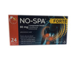 OTC- No-Spa Forte 80mg, 24 tablets, Pain, Urinary tract, Digestive system - $21.85