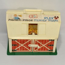 Vintage Fisher Price Barn Play Family Little People Farm Only 0521!!! - £19.45 GBP