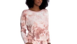 Linea Donatella Womens Comfort Zone Tie-Dyed Hacci Pajama Top Only,1-Pie... - $59.02