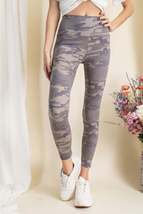 Camouflage Printed Rayon Spandex Leggings - $23.90