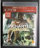 Playstation 3 - UNCHARTED DRAKE'S FORTUNE (Complete) - $18.00
