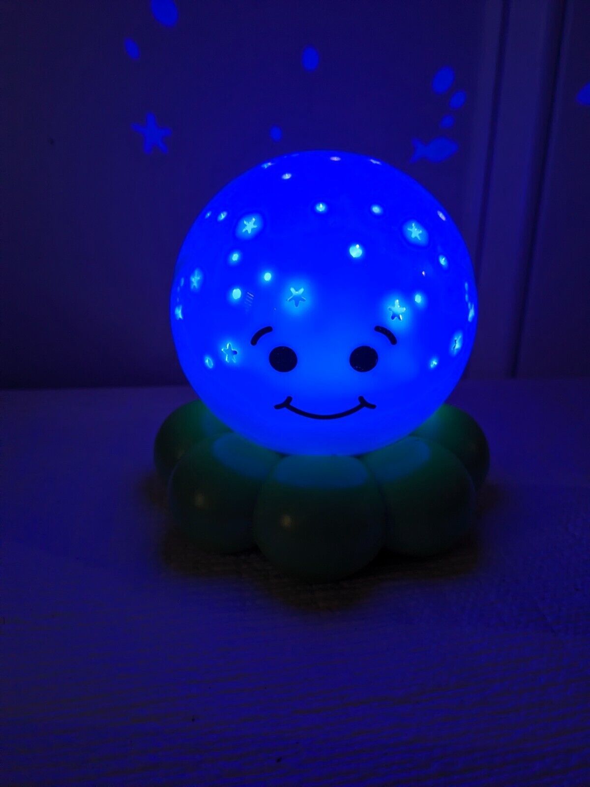 Cloud b Twinkles To Go Octo octopus blue green projection Lamp night lig... - £12.80 GBP