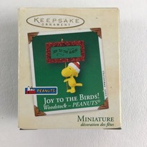 Hallmark Keepsake Miniature Ornament Peanuts Joy To The Birds Woodstock New 2003 - £19.74 GBP