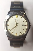 Kenneth Cole Reaction Watch TwoTone Stainless Steel Quartz Watch Untested - $16.35