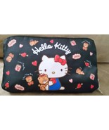 HELLO KITTY REVERSABLE BAG BLACK Brand New Plush Pouch 17&quot; JAPAN QUALITY... - $34.17 CAD