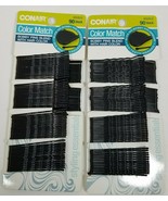 Conair Color Match 90 Black Bobby Pins #55351Z Lot of 2 - £7.85 GBP