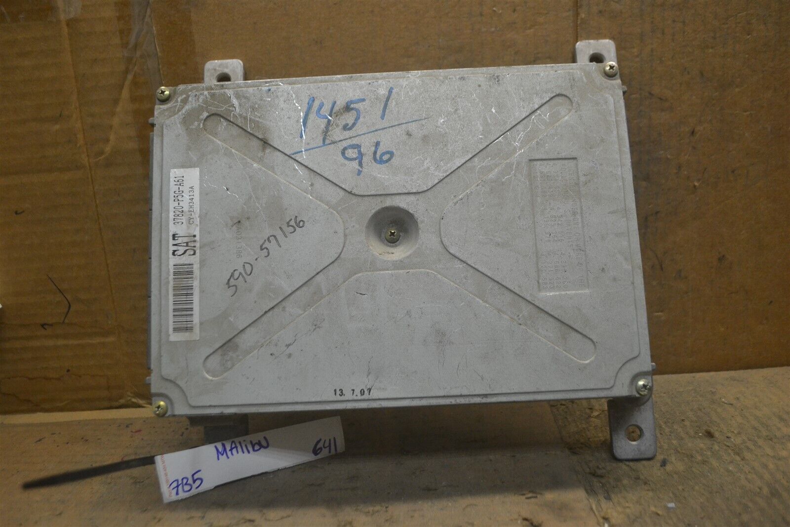 1996-1997 Acura TL 3.2L Engine Control Unit ECU 37820P5GA61 Module 641-7B5 - $11.99