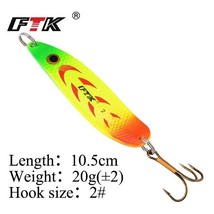 FTK Spinner Bait Fishing Lures 1PC 20\30g Paillette  Wobblers Arttificial Spoon  - £39.75 GBP