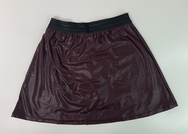 Rufiyo NWT women’s small Maroon faux leather built-in short activewear s... - £12.53 GBP