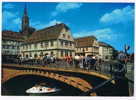 France Postcard Strasbourg Crow Bridge &amp; Historical Museum - £1.69 GBP